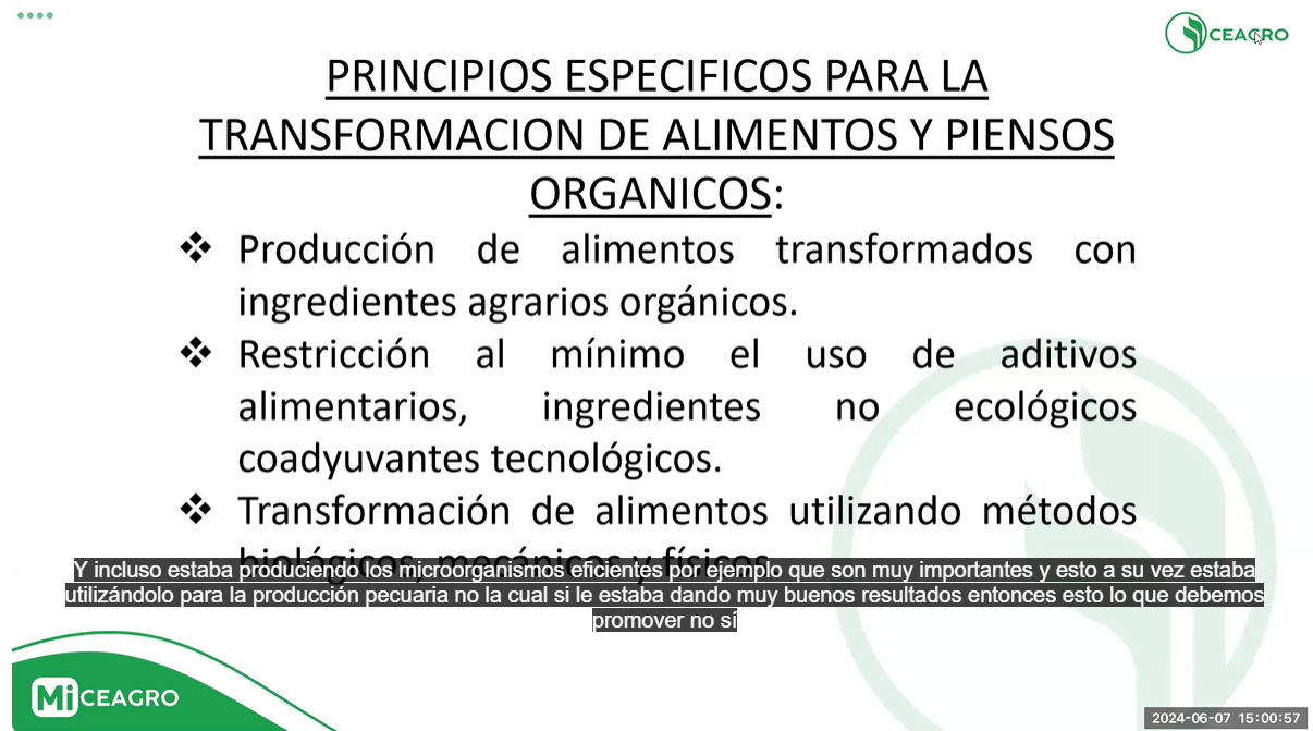  PRODUCCIÓN ORGÁNICA: LEGISLACIÓN VIGENTE, VENTAJAS E INCONVENIENTES 